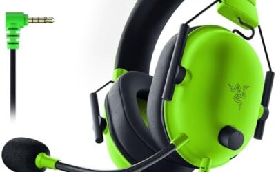 Razer BlackShark V2 X Gaming Headset: 7.1 Surround Sound – 50mm Drivers – Memory Foam Cushion – for PC, PS4, PS5, Switch, Xbox One – 3.5mm Audio Jack – Green
